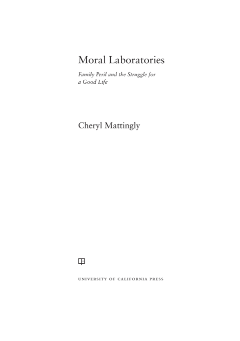 Cover image for book Moral Laboratories