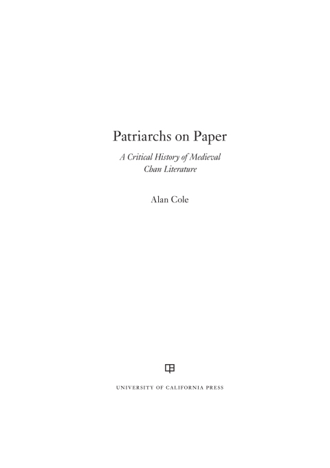Cover image for book Patriarchs on Paper
