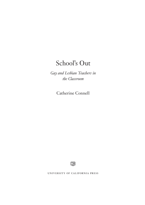 Cover image for book School's Out