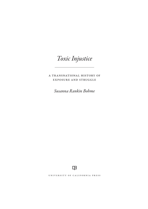 Cover image for book Toxic Injustice
