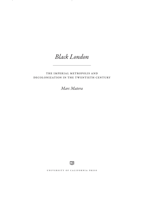 Cover image for book Black London