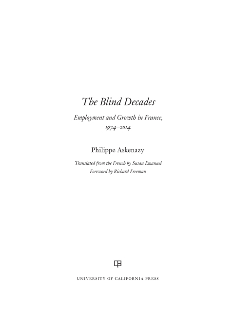 Cover image for book The Blind Decades