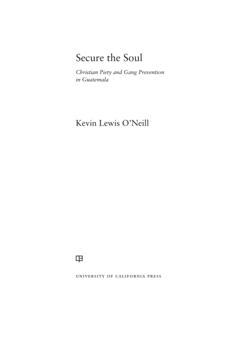 Cover image for book Secure the Soul