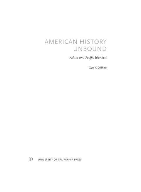 Cover image for book American History Unbound