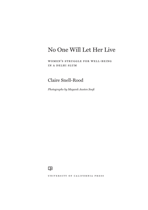 Cover image for book No One Will Let Her Live
