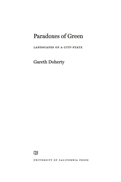Cover image for book Paradoxes of Green