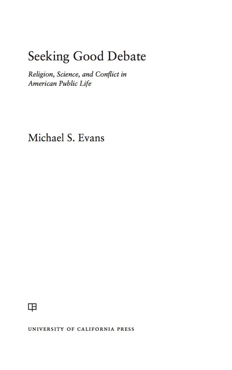 Cover image for book Seeking Good Debate
