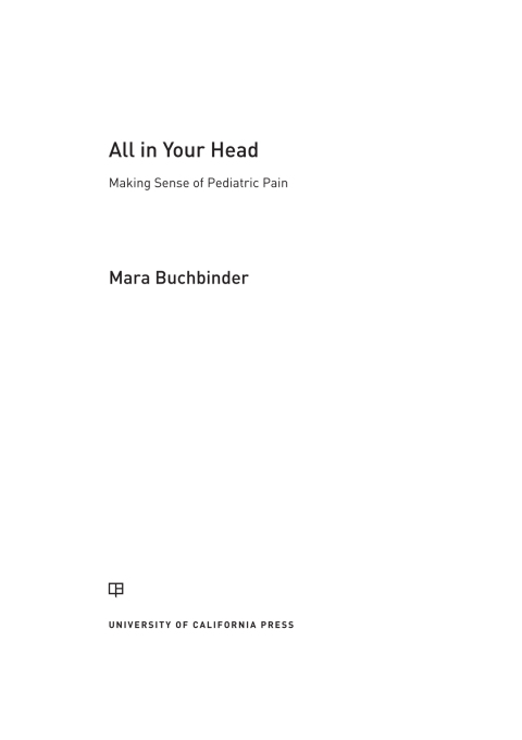 Cover image for book All in Your Head