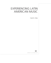 Titelbild: Experiencing Latin American Music 1st edition 9780520285583