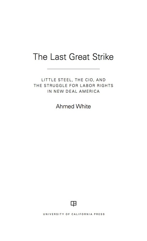 Cover image for book The Last Great Strike