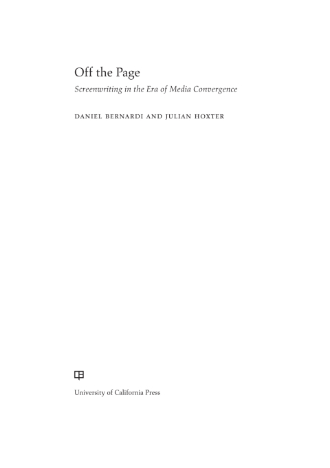 Cover image for book Off the Page