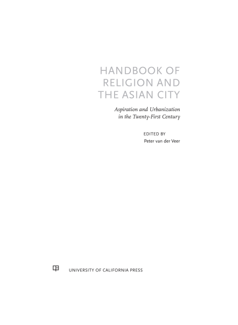 Cover image for book Handbook of Religion and the Asian City