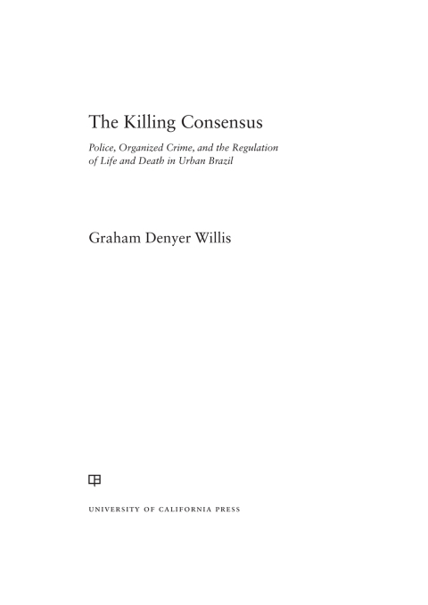 Cover image for book The Killing Consensus