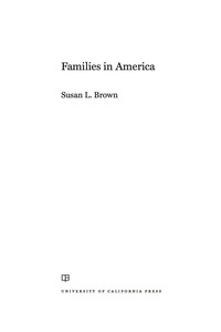 Cover image: Families in America 1st edition 9780520285880