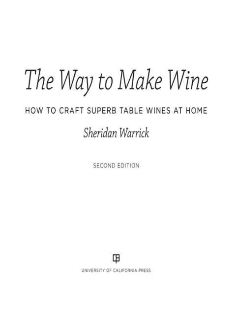 Cover image for book The Way to Make Wine