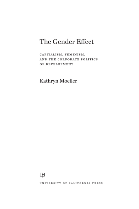 Cover image for book The Gender Effect