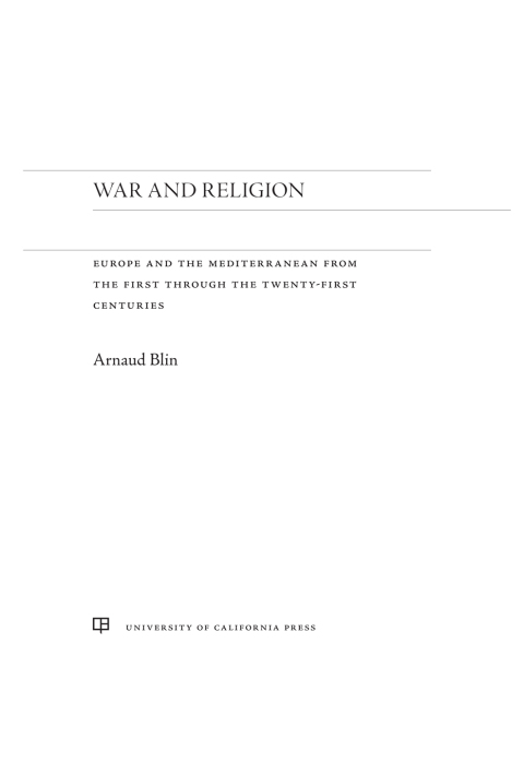 Cover image for book War and Religion