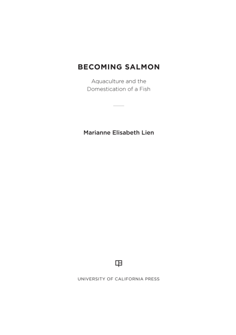 Cover image for book Becoming Salmon