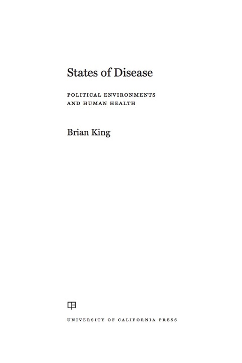Cover image for book States of Disease