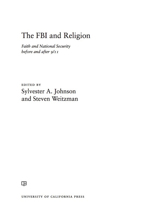 Cover image for book The FBI and Religion