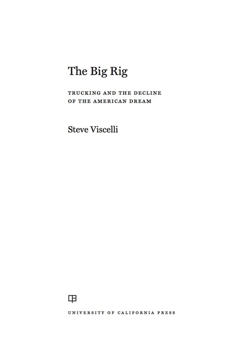 Cover image for book The Big Rig