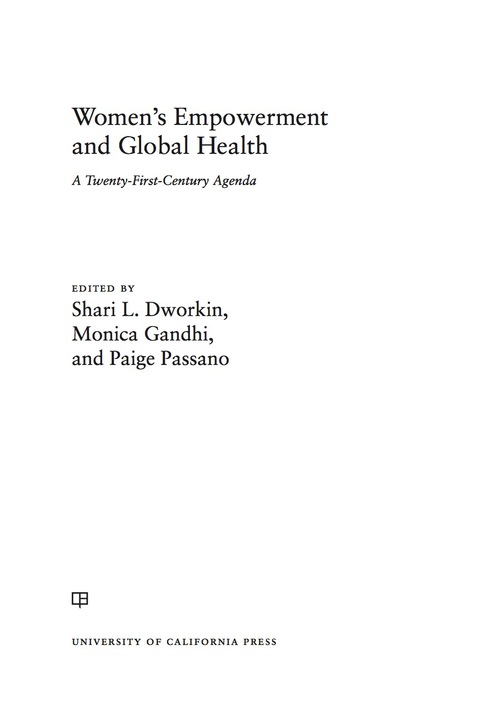 Cover image for book Women's Empowerment and Global Health