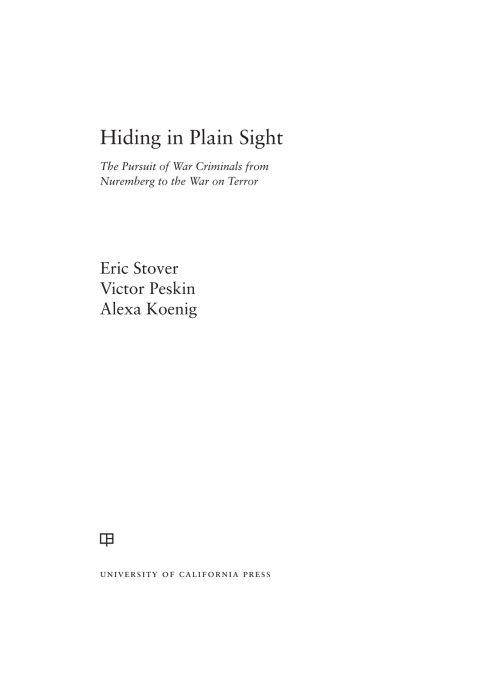 Cover image for book Hiding in Plain Sight