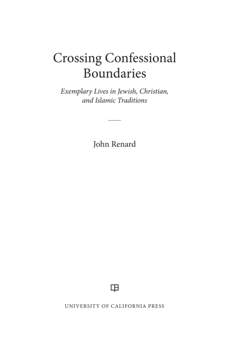 Cover image for book Crossing Confessional Boundaries