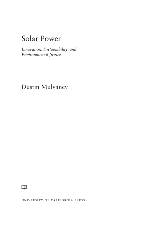 Cover image for book Solar Power