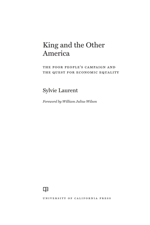 Cover image for book King and the Other America