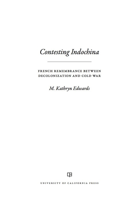 Cover image for book Contesting Indochina