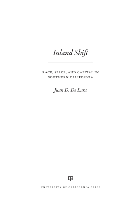 Cover image for book Inland Shift