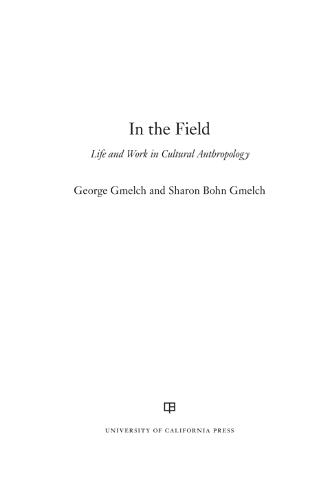 Cover image for book In the Field