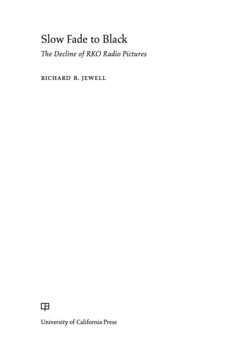Cover image for book Slow Fade to Black