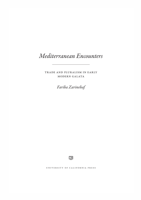 Cover image for book Mediterranean Encounters