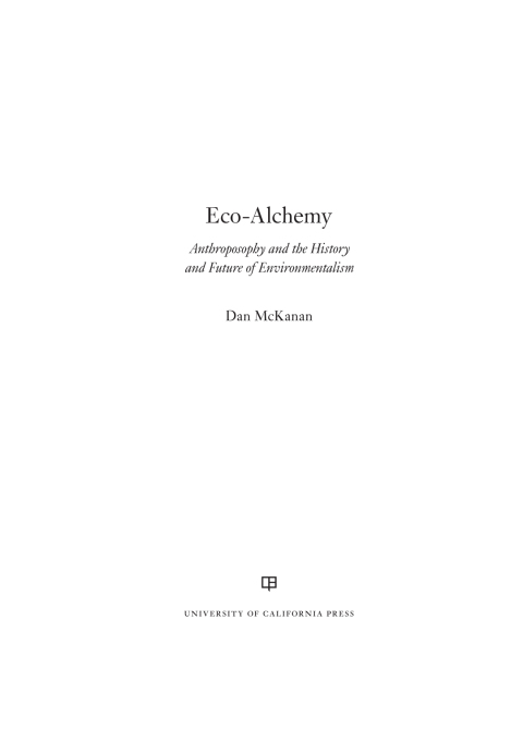 Cover image for book Eco-Alchemy