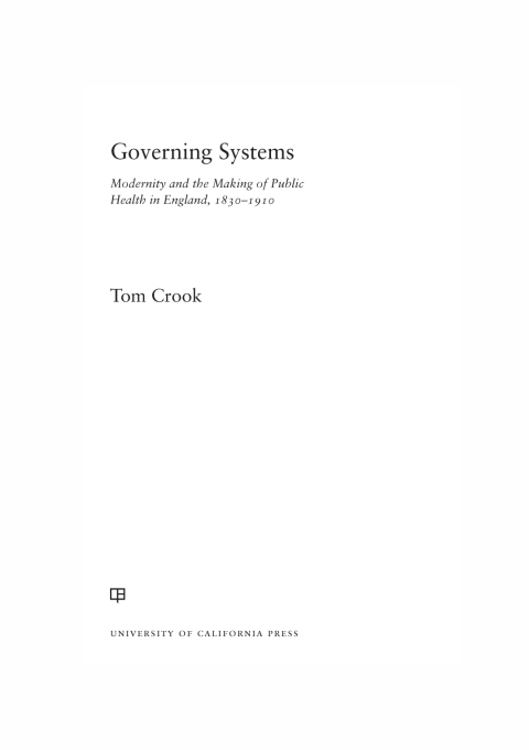 Cover image for book Governing Systems