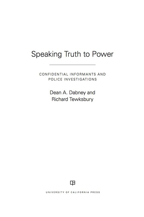 Cover image for book Speaking Truth to Power