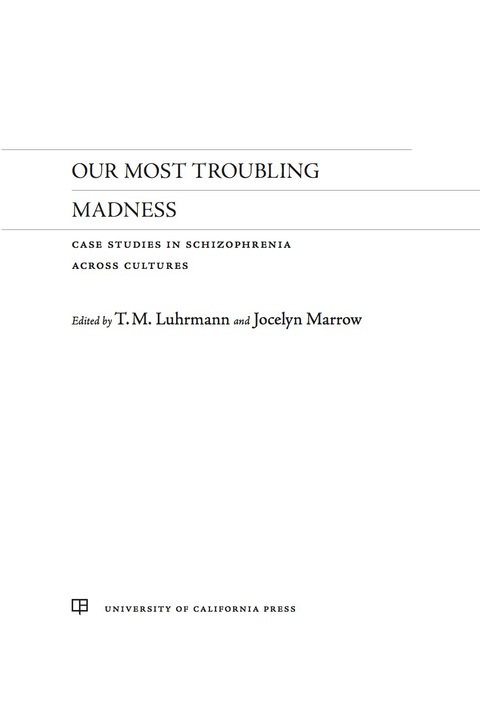 Cover image for book Our Most Troubling Madness