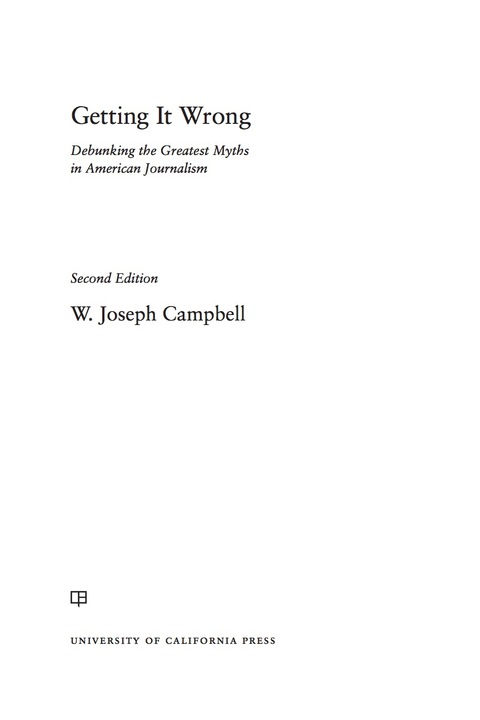 Cover image for book Getting It Wrong