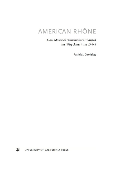 Cover image for book American Rhone