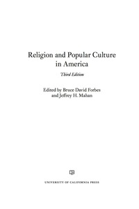 Cover image: Religion and Popular Culture in America 3rd edition 9780520291461