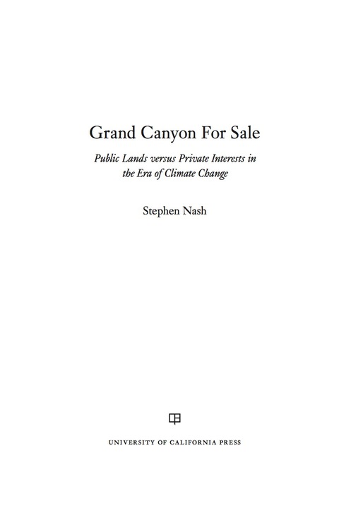 Cover image for book Grand Canyon For Sale
