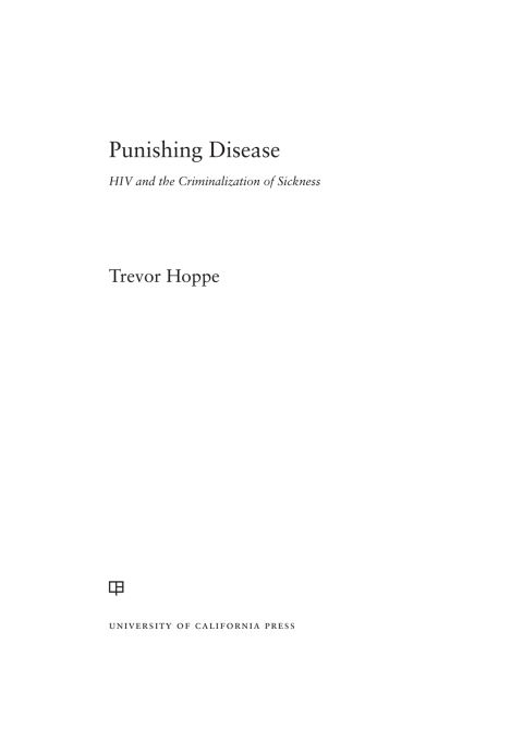 Cover image for book Punishing Disease