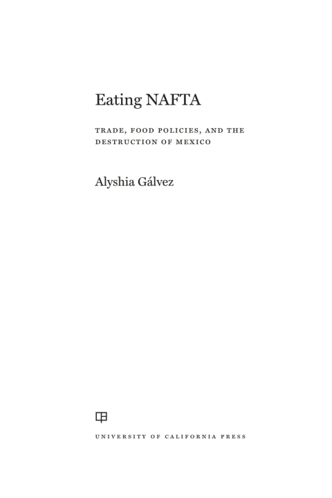 Cover image for book Eating NAFTA