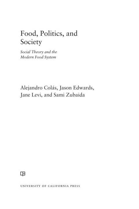 Cover image for book Food, Politics, and Society