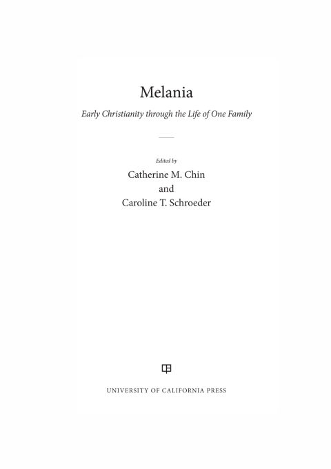 Cover image for book Melania