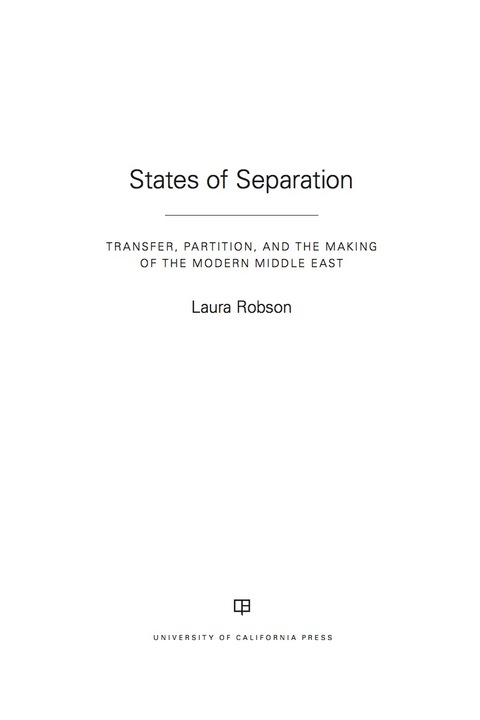 Cover image for book States of Separation