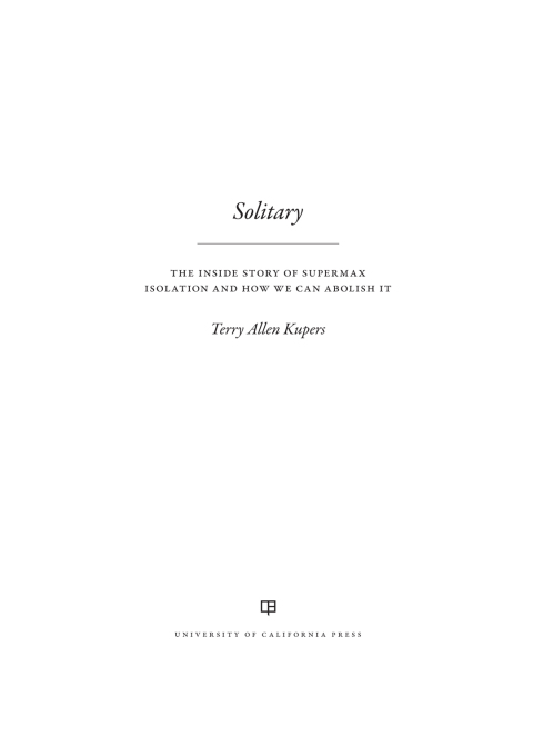 Cover image for book Solitary