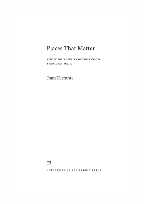 Cover image for book Places That Matter